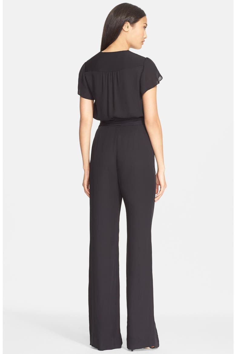 'Kacey' Jumpsuit, Alternate, color, BLACK