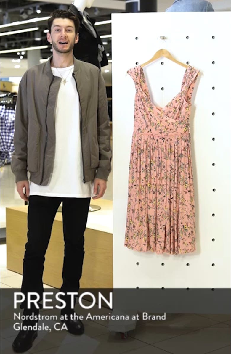 Sarah Floral Print Sundress, sales video thumbnail