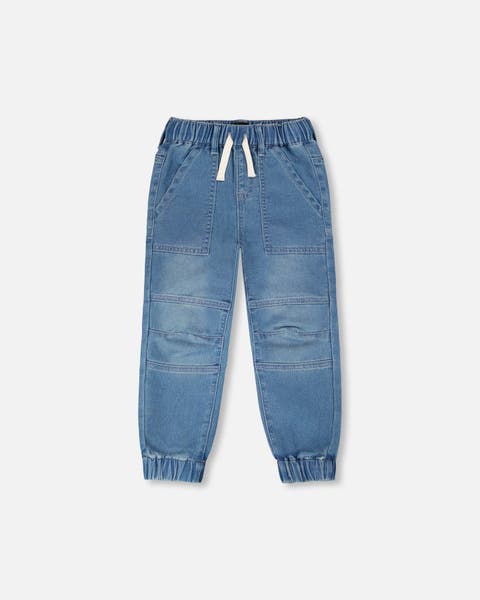 Stretch French Terry Denim Jogger (Baby)