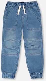 Deux par Deux Stretch French Terry Denim Jogger