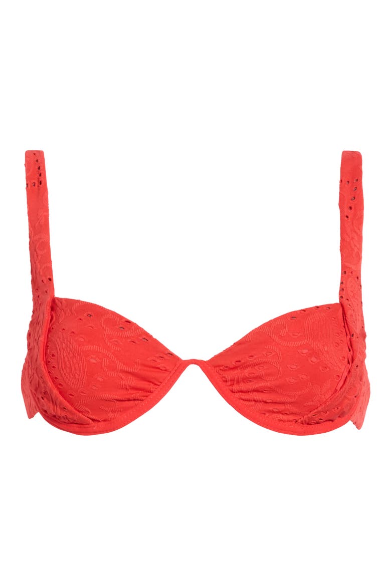 Dove Bikini Top, Main, color, CHERRY COLA