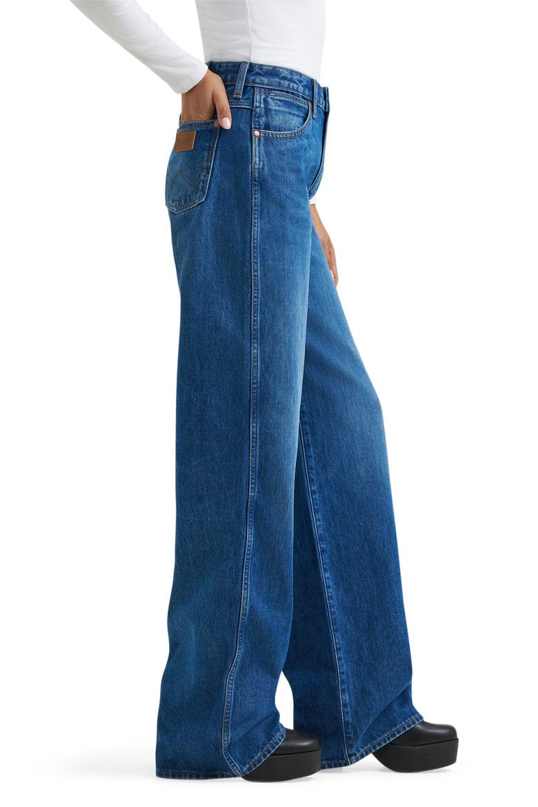 Joey High Waist Wide Leg Jeans, Alternate, color, IMPERIAL BLUE