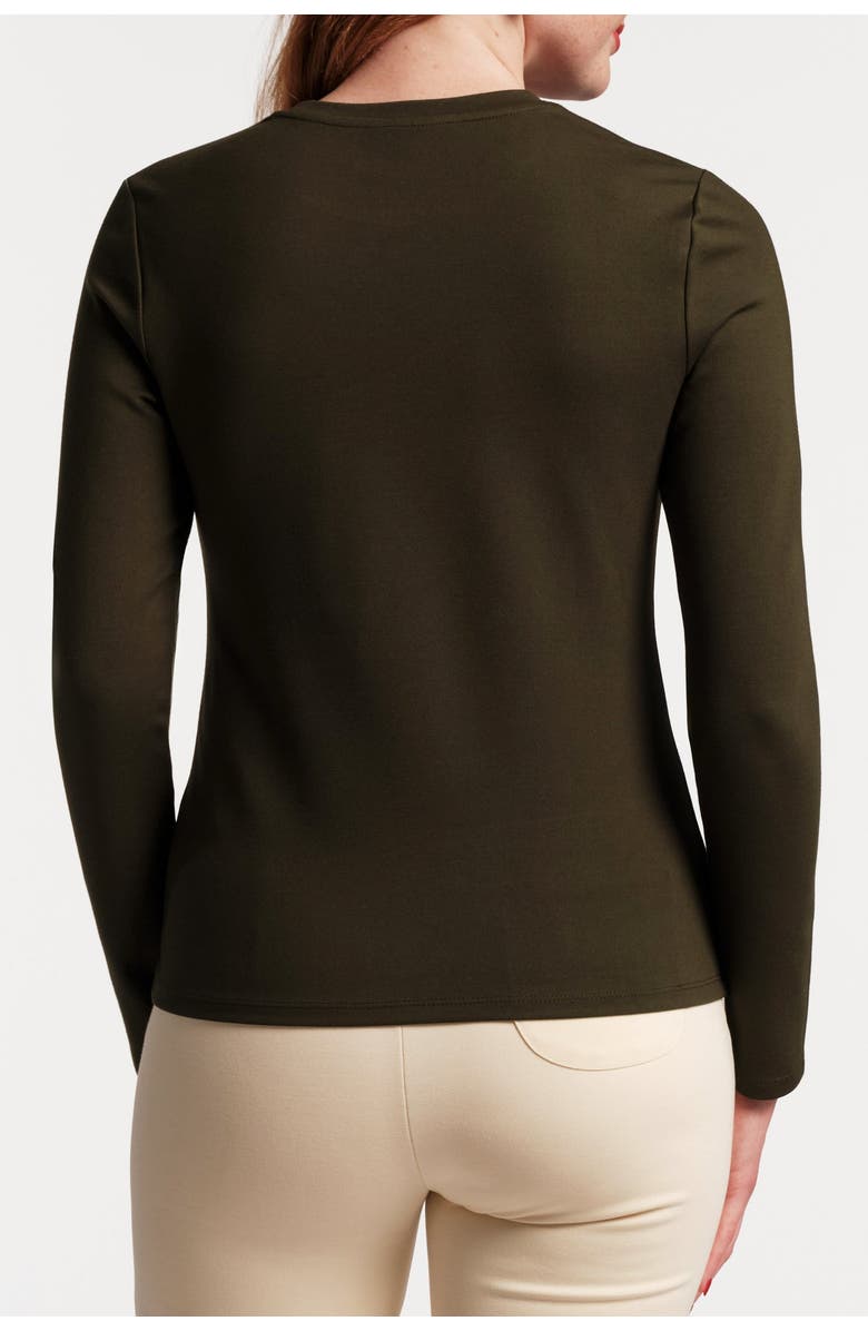 Frances Valentine Ballet Top, Alternate, color, Olive