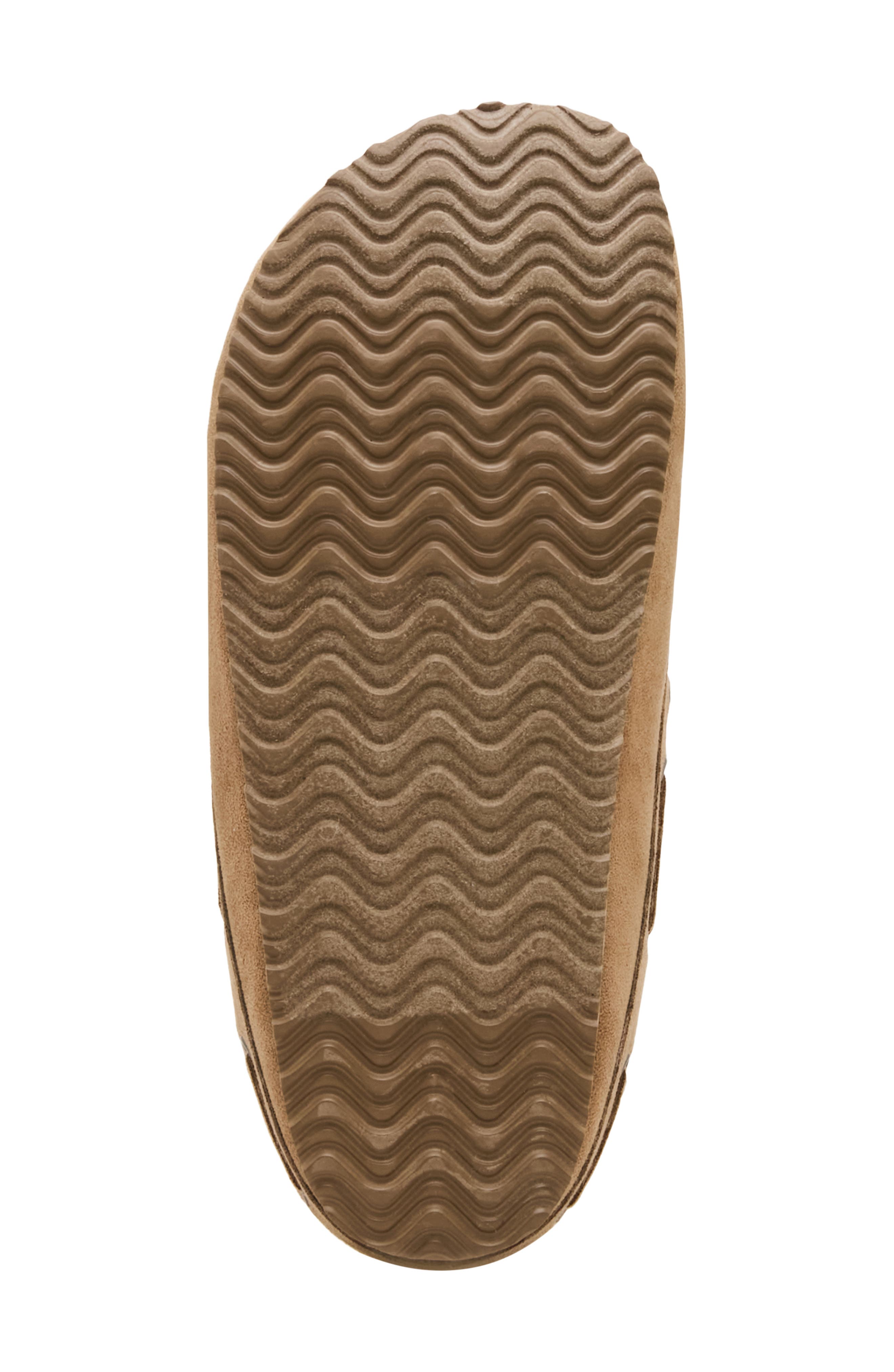 Paisley Faux Fur Lined Mule, Alternate, color, TAUPE MULTI