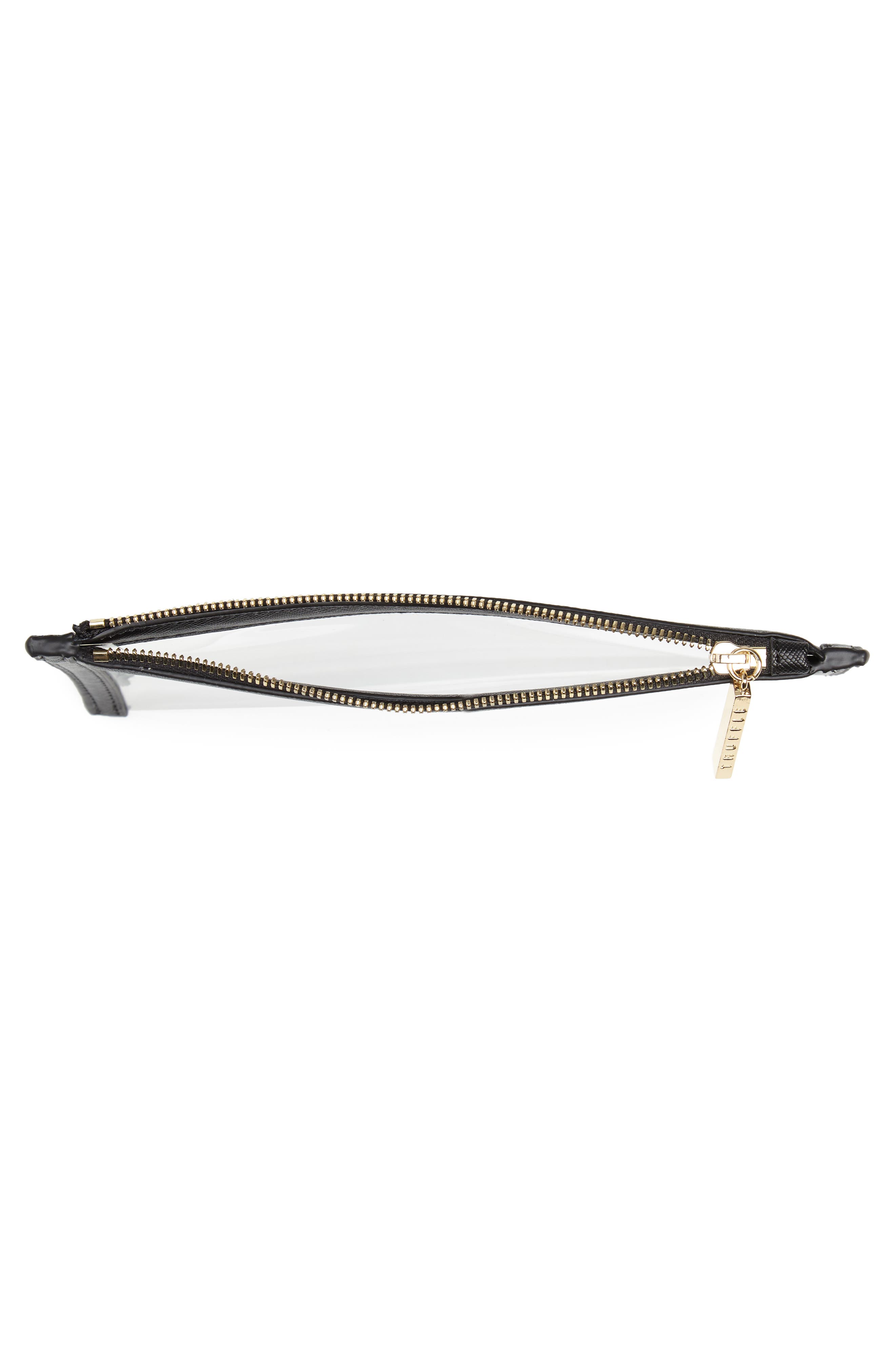 Truffle Mini Clarity Clutch, Alternate, color, 