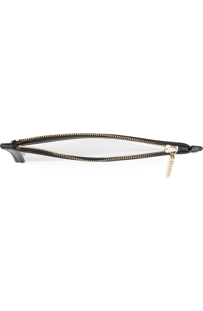 Truffle Mini Clarity Clutch, Alternate, color,