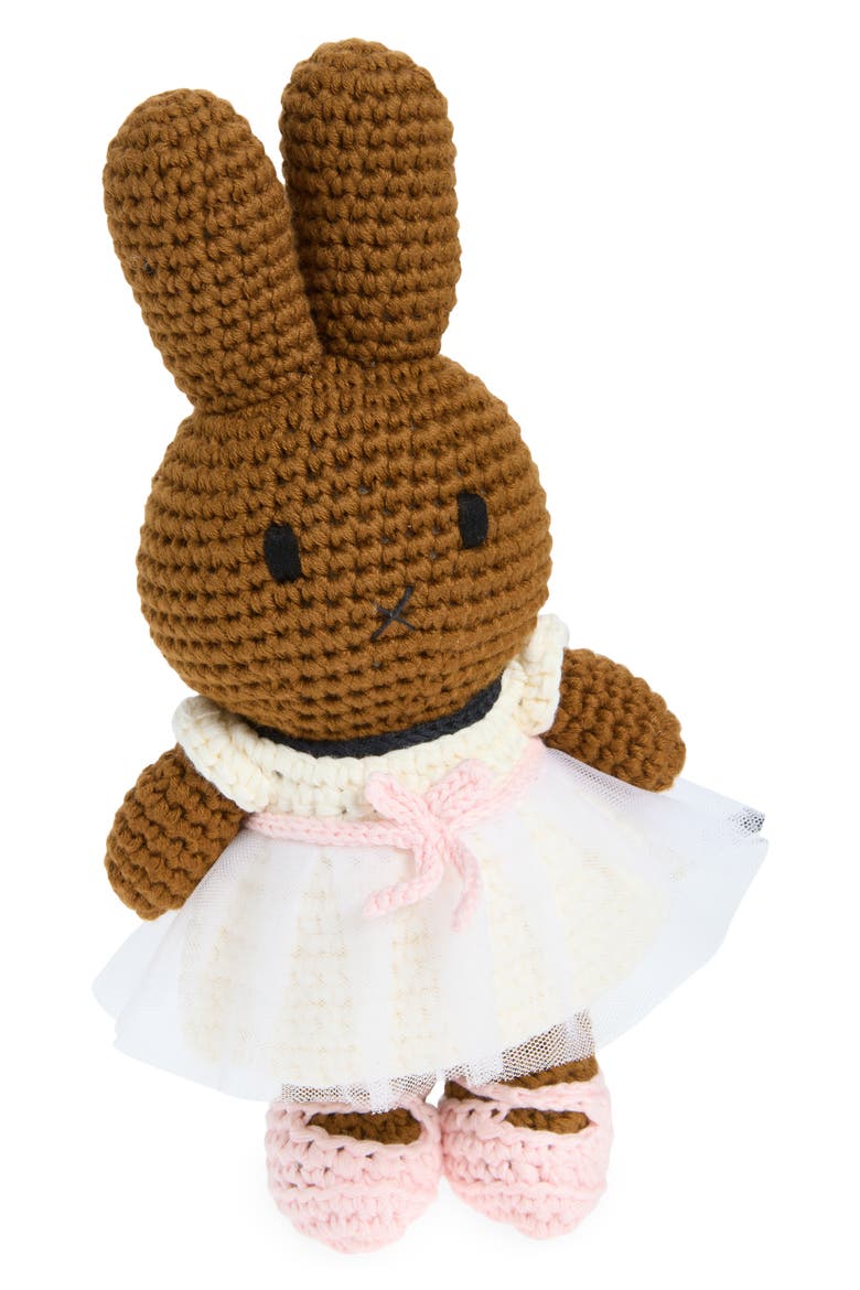 Melanie & Her Degas Ballerina Dress Crocheted Stuffed Animal, Main, color, PINK