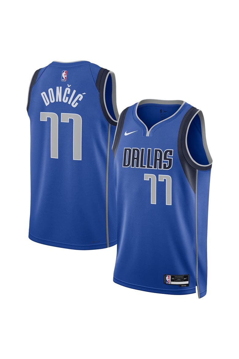 Unisex Nike Luka Dončić Blue Dallas Mavericks Swingman Jersey - Icon Edition, Main, color, Royal