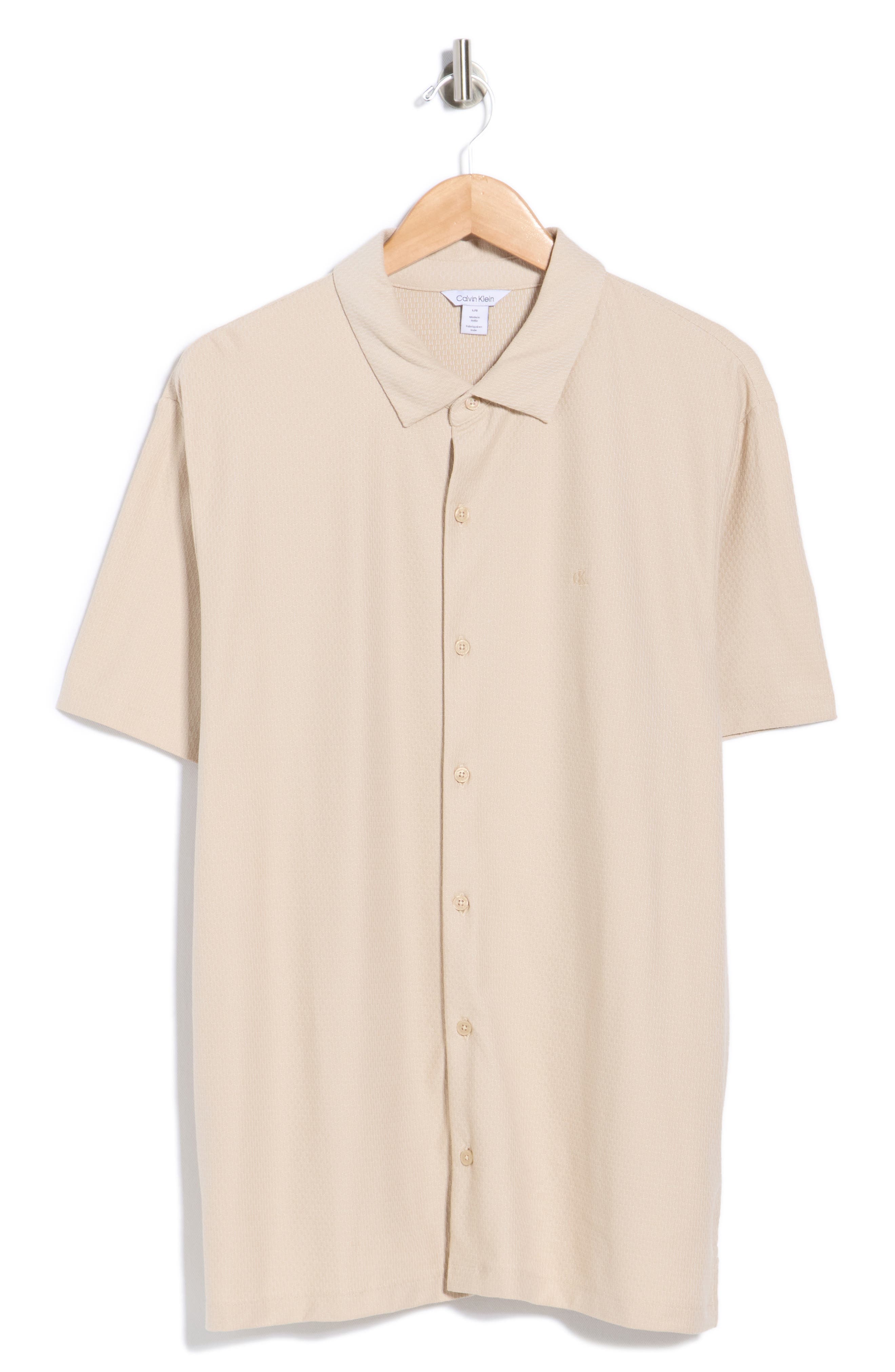 Calvin Klein Classic Fit Button Front Shirt