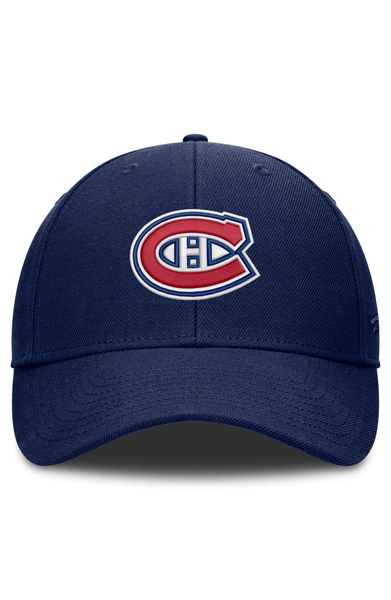 FANATICS Men's Fanatics Navy Montreal Canadiens Force Adjustable Hat, Alternate, color, Navy