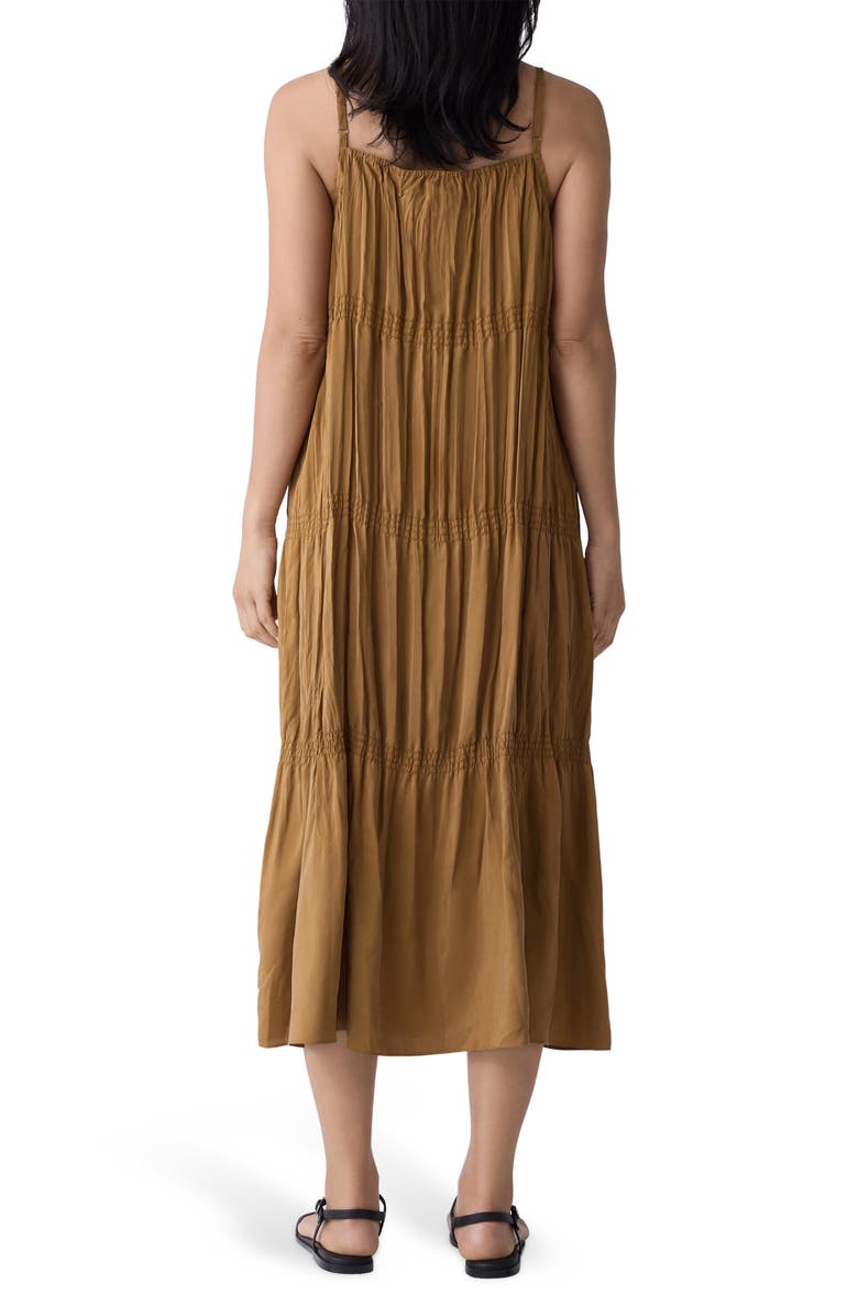 Eileen Fisher Smocked Cami Maxi Dress, Alternate, color,