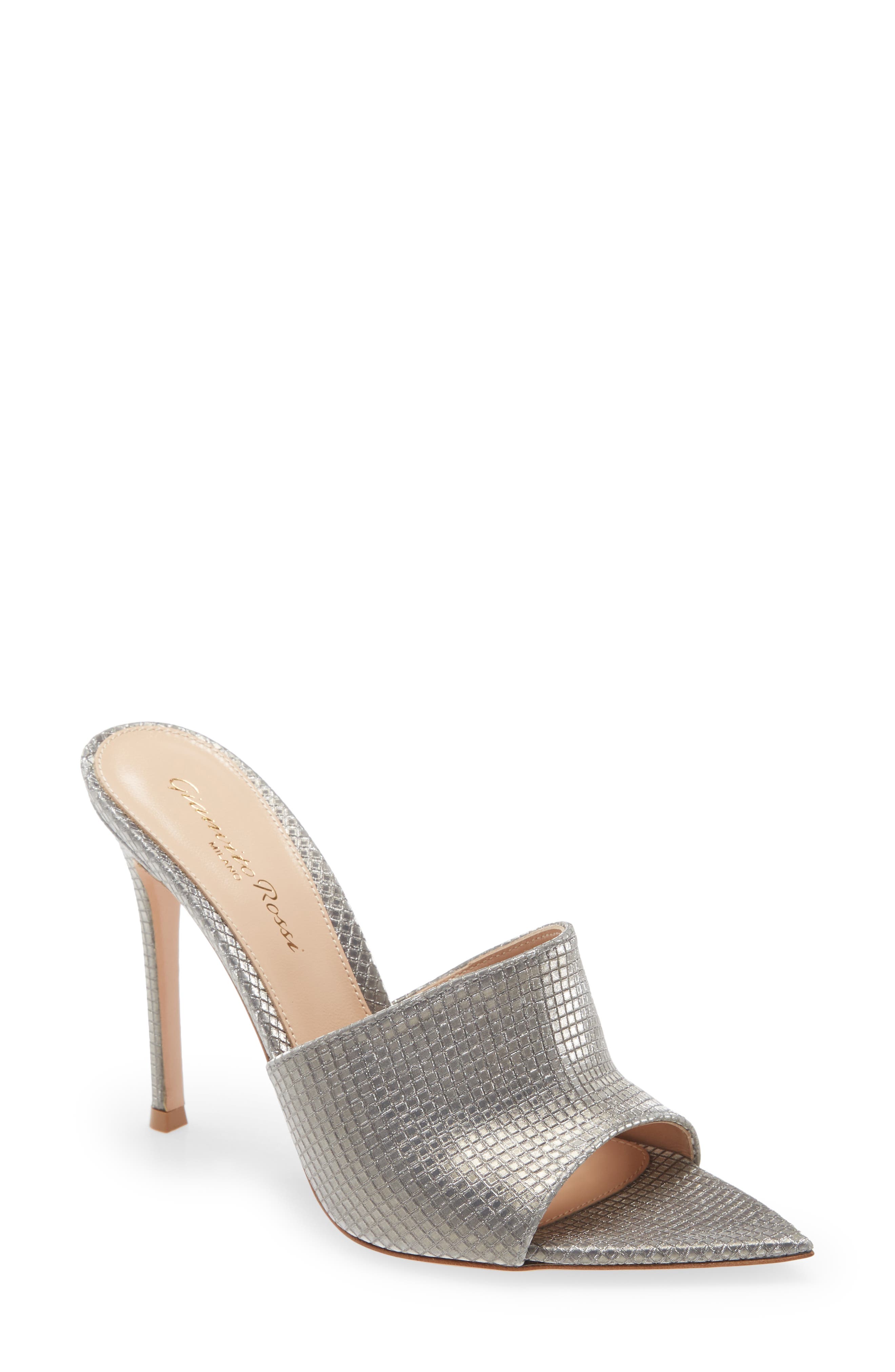Gianvito Rossi Alise Pointed Toe Sandal, Main, color, 