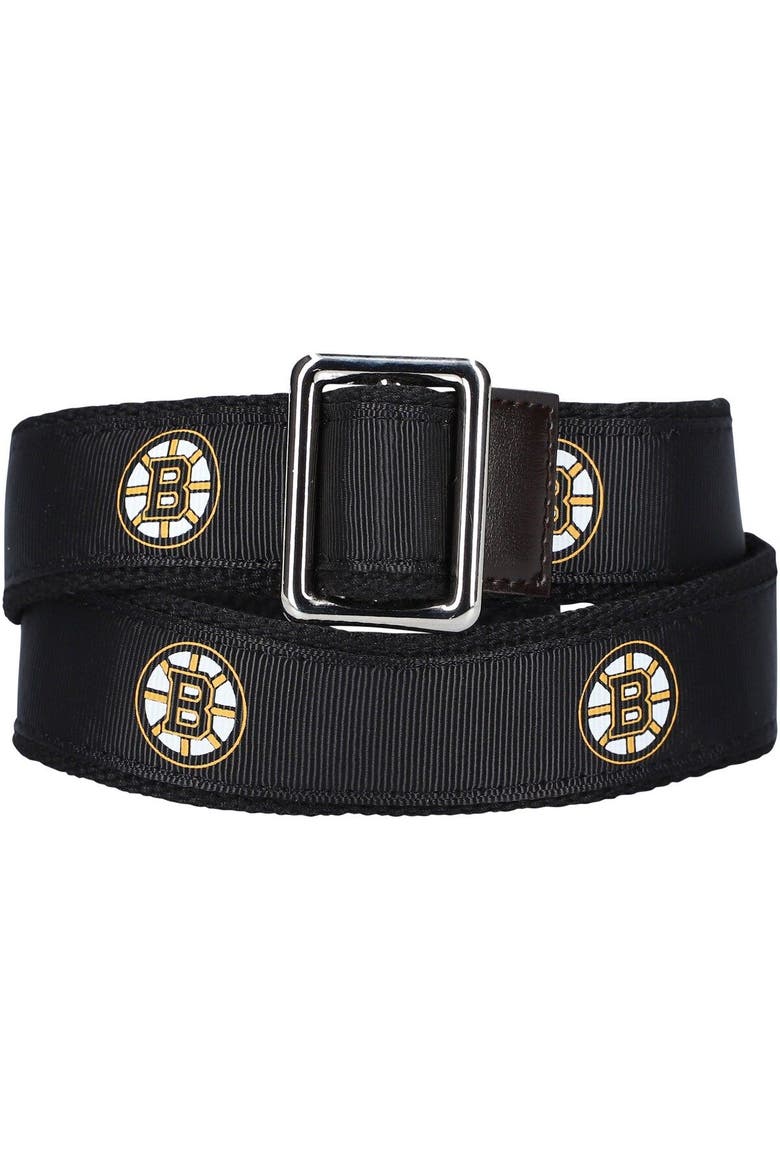 Youth Black Boston Bruins Go-To Belt, Main, color, Black