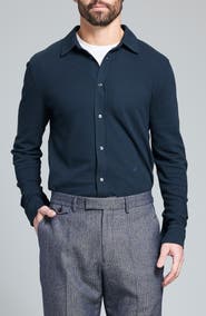 Billy Reid Textured Cotton Button-Up Shirt