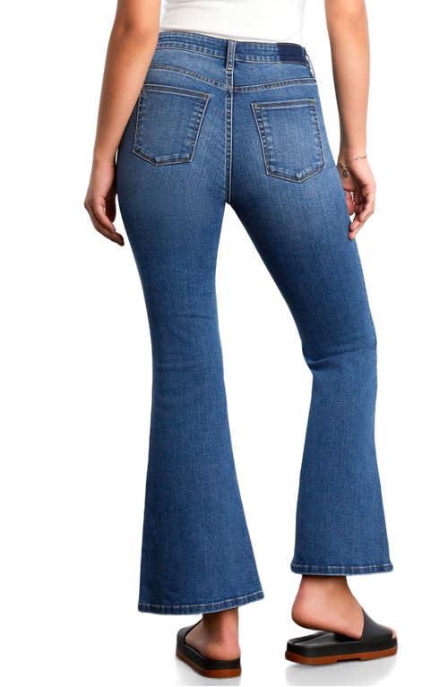 Hint Of Blu Perfect Flare Jeans In Animal Print