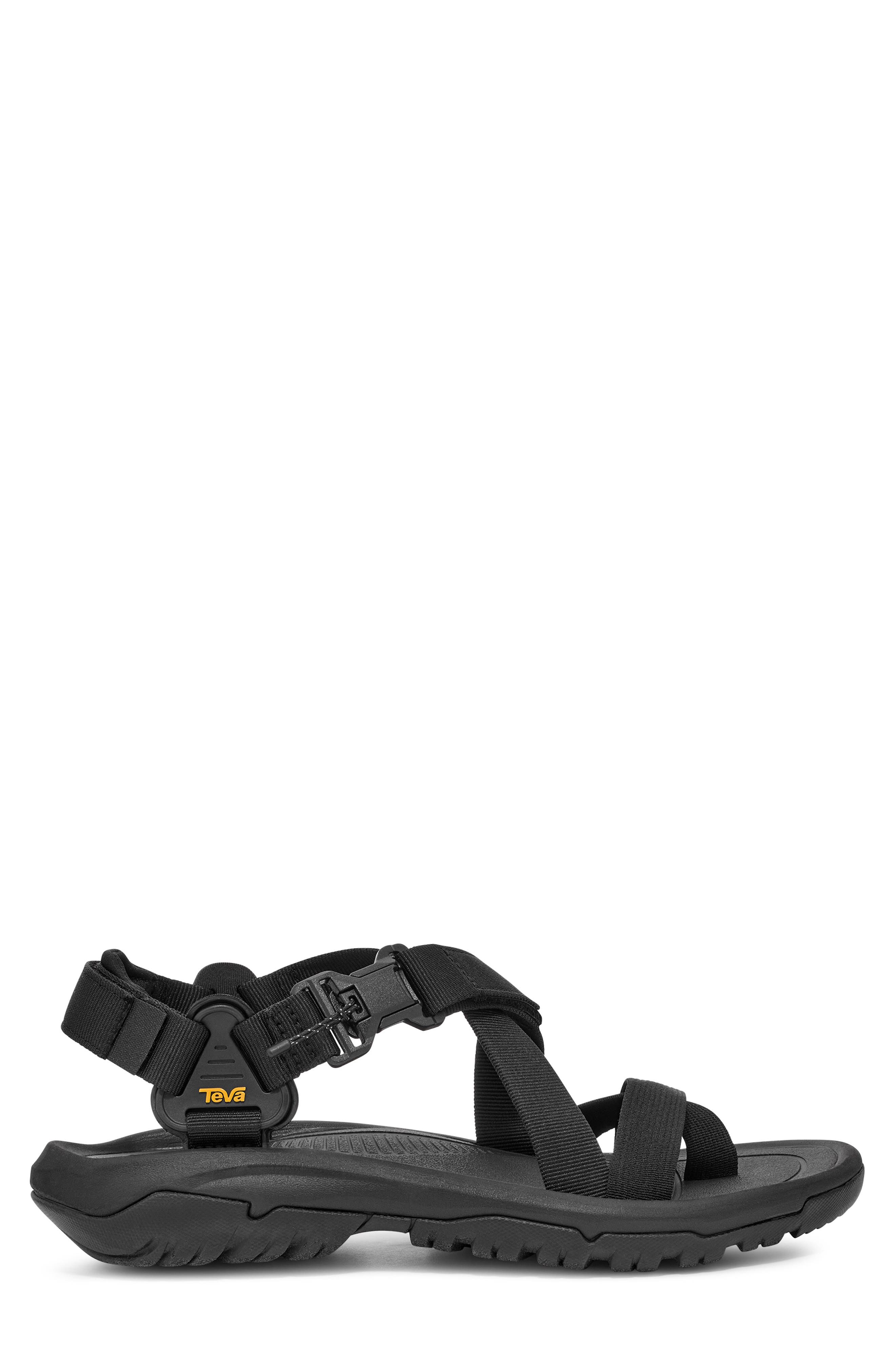 Teva Hurricane Terra Dactyl Sandal, Alternate, color, Black/ Black