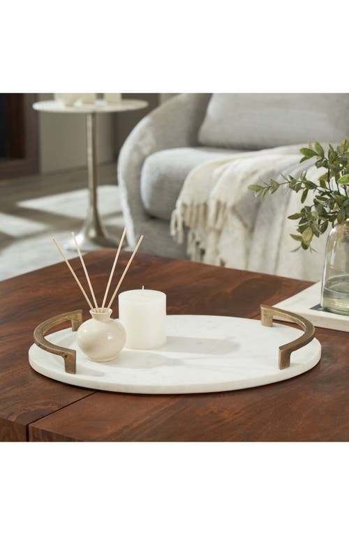 Renwil Marble Decorative Tray In Neutral