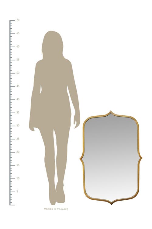 Parkland Collection 36" Hillary Gold Metal Mirror In Gold