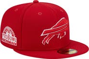 New Era Men's New Era Scarlet Buffalo Bills 1998 Hawaii Pro Bowl Main Patch 59FIFTY Fitted Hat