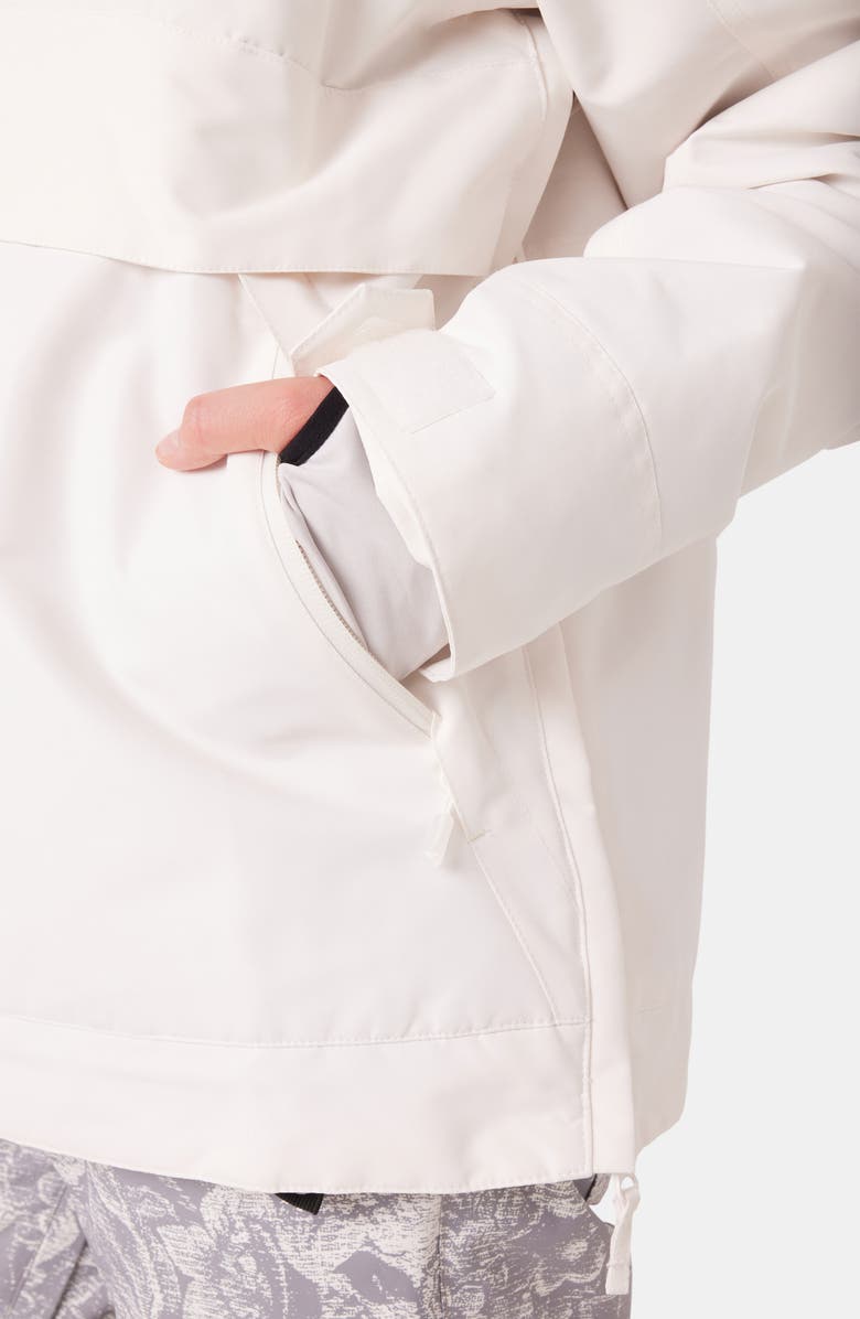 Roxy Shelter Technical Snow Anorak, Alternate, color, Snow White