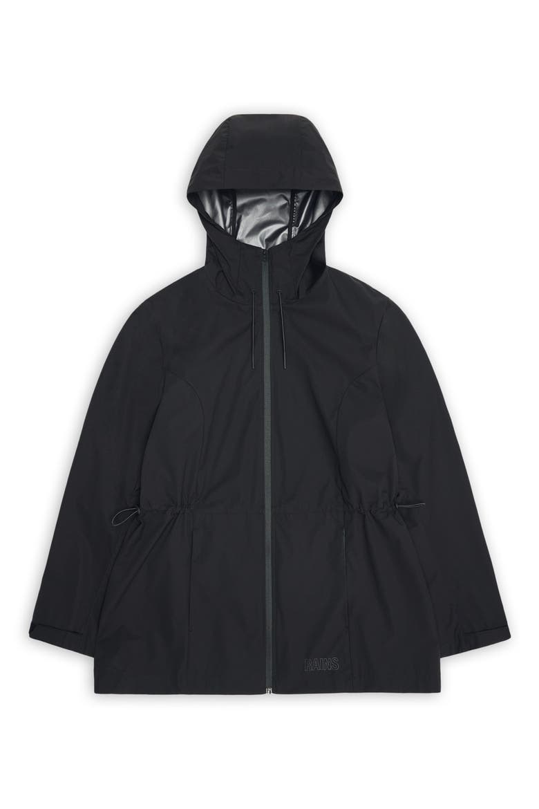 Mito Water Repellent Hooded Jacket, Alternate, color, BLACK