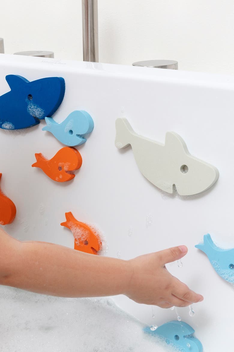 Bath Puzzle Shark Floating 3D Bath Toy Set, Alternate, color, Multi