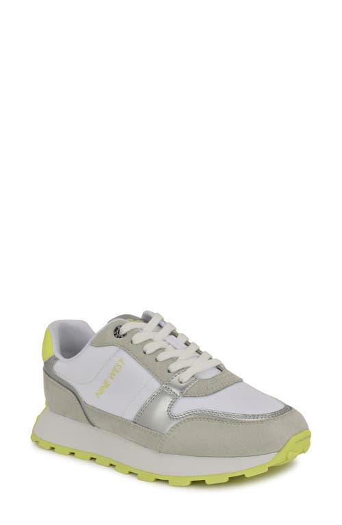 Nine West Kalah Sneaker In Light Gray