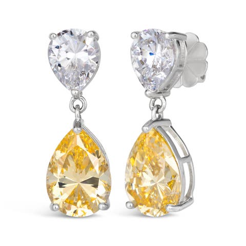 Miranda 5 Carat Canary Drops