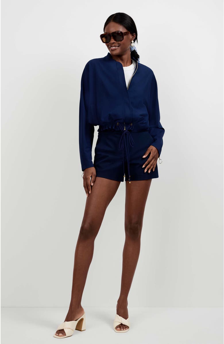 Trina Turk Vignetta Jacket, Alternate, color, Ink