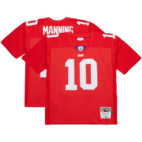 Men
s Mitchell 
Ness Eli Manning Red New York Giants 2004 Team Legacy Retired Player Big 
Tall Jersey