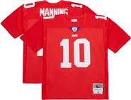 Mitchell & Ness Men's Mitchell & Ness Eli Manning Red New York Giants 2004 Team Legacy Retired Player Big & Tall Jersey