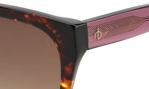 Rag & Bone 56mm Square Sunglasses In Brown