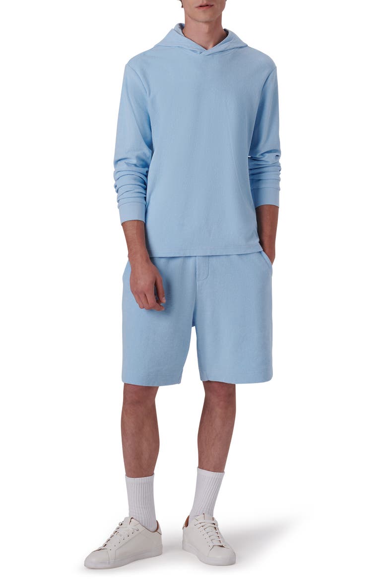 Cotton French Terry Hoodie, Alternate, color, SKY