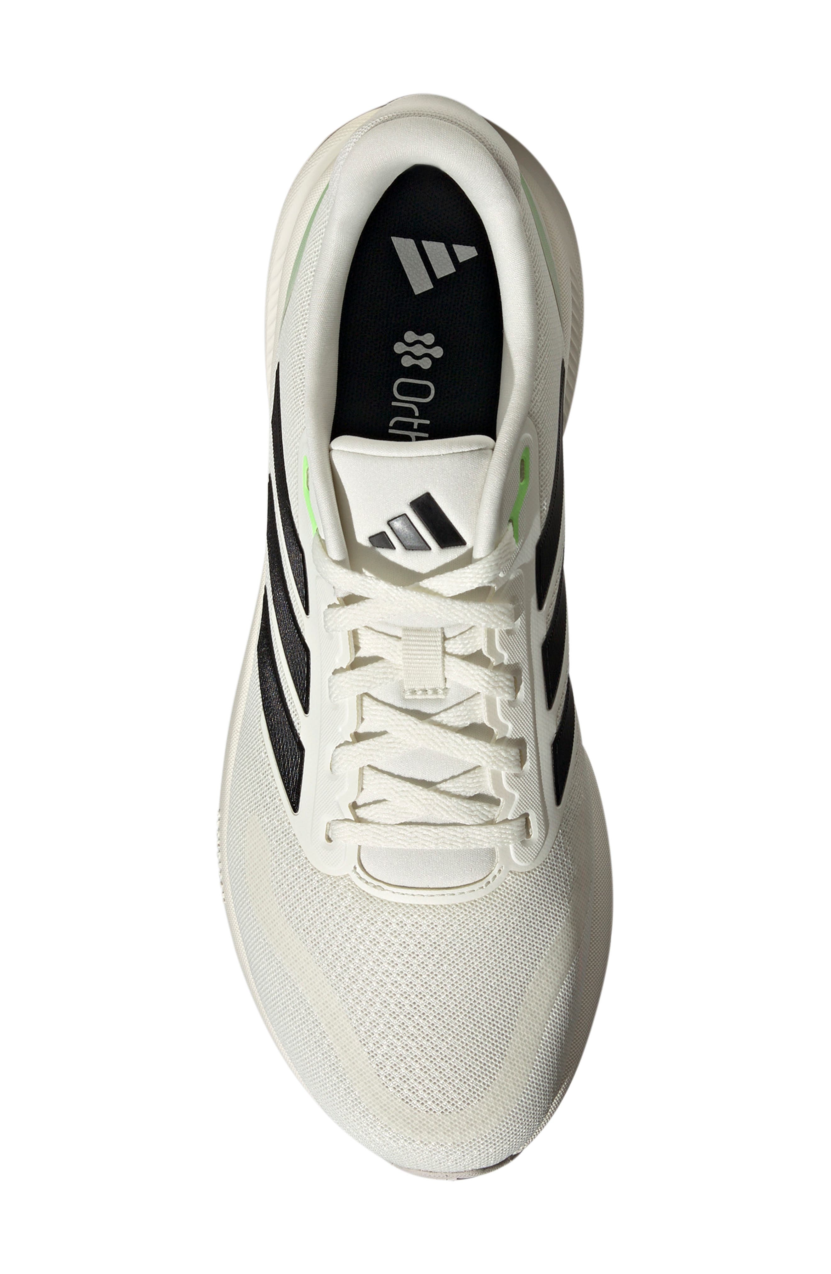 adidas Runfalcon 5 Running Shoe, Alternate, color, Off White/ Black/ Lime Burst