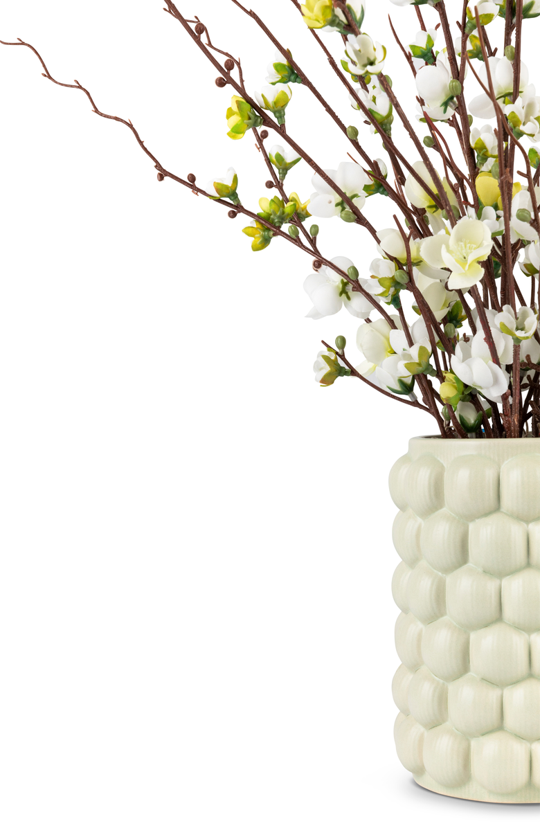 CocoBella Elettra Quince Bud Arrangement, Alternate, color, Snow