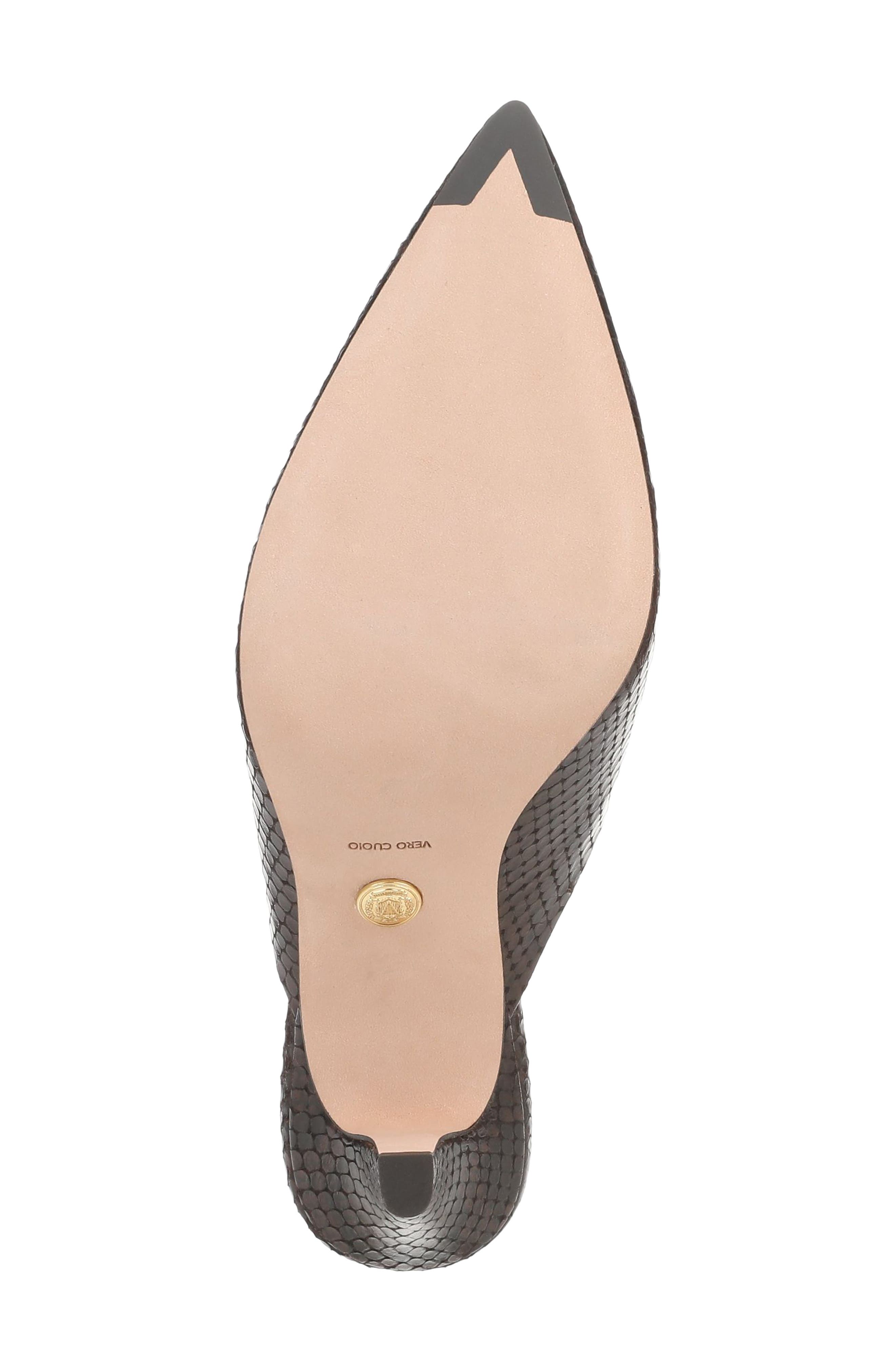 Rochelle Pointed Toe Mule, Alternate, color, ESPRESSO LEATHER