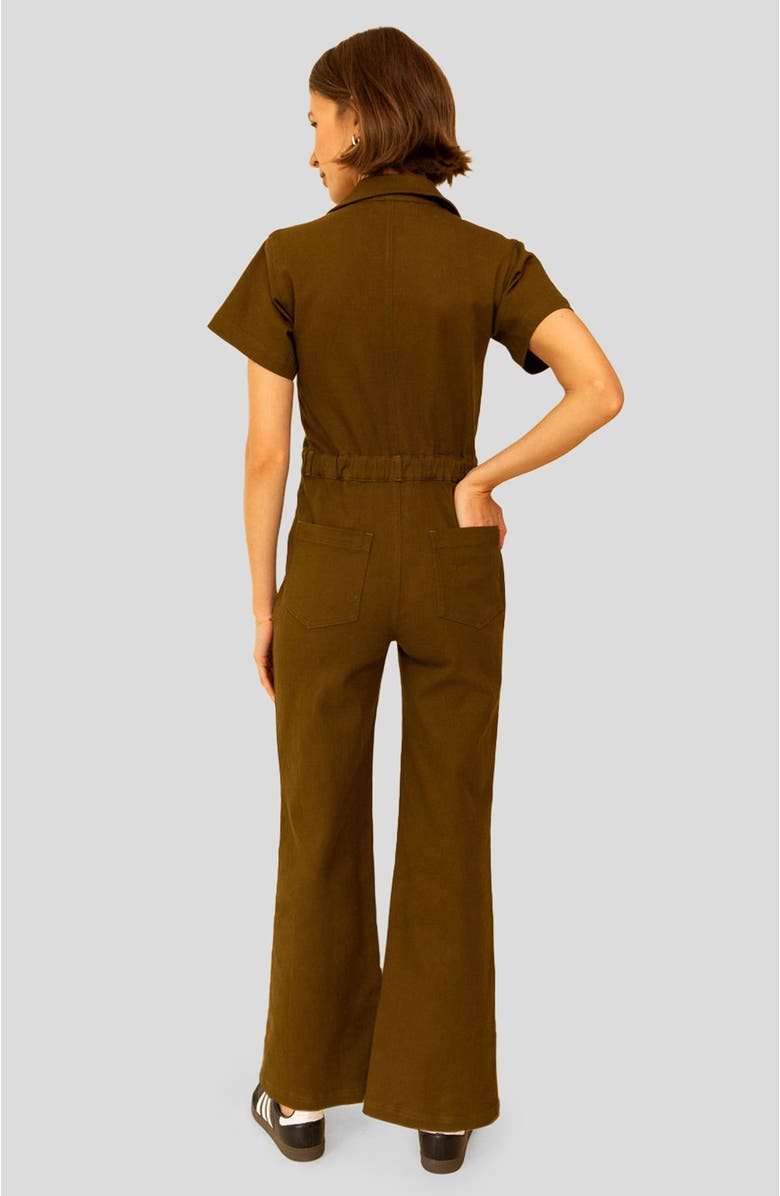 Whimsy + Row Logan Jumpsuit, Alternate, color, Hunter