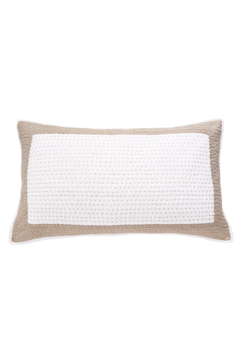 Tamia Natural Bedding Quilt Collection, Main, color, Beige