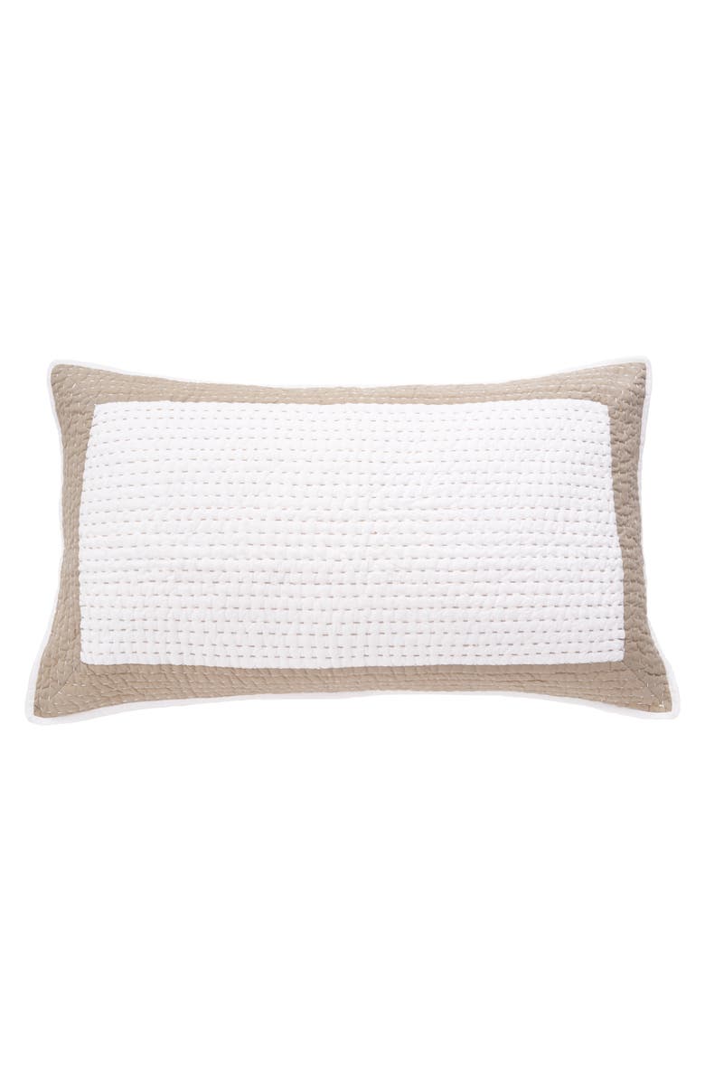 ELISABETH YORK Tamia Natural Bedding Quilt Collection, Main, color, Beige