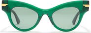 Bottega Veneta 47mm Cat Eye Sunglasses