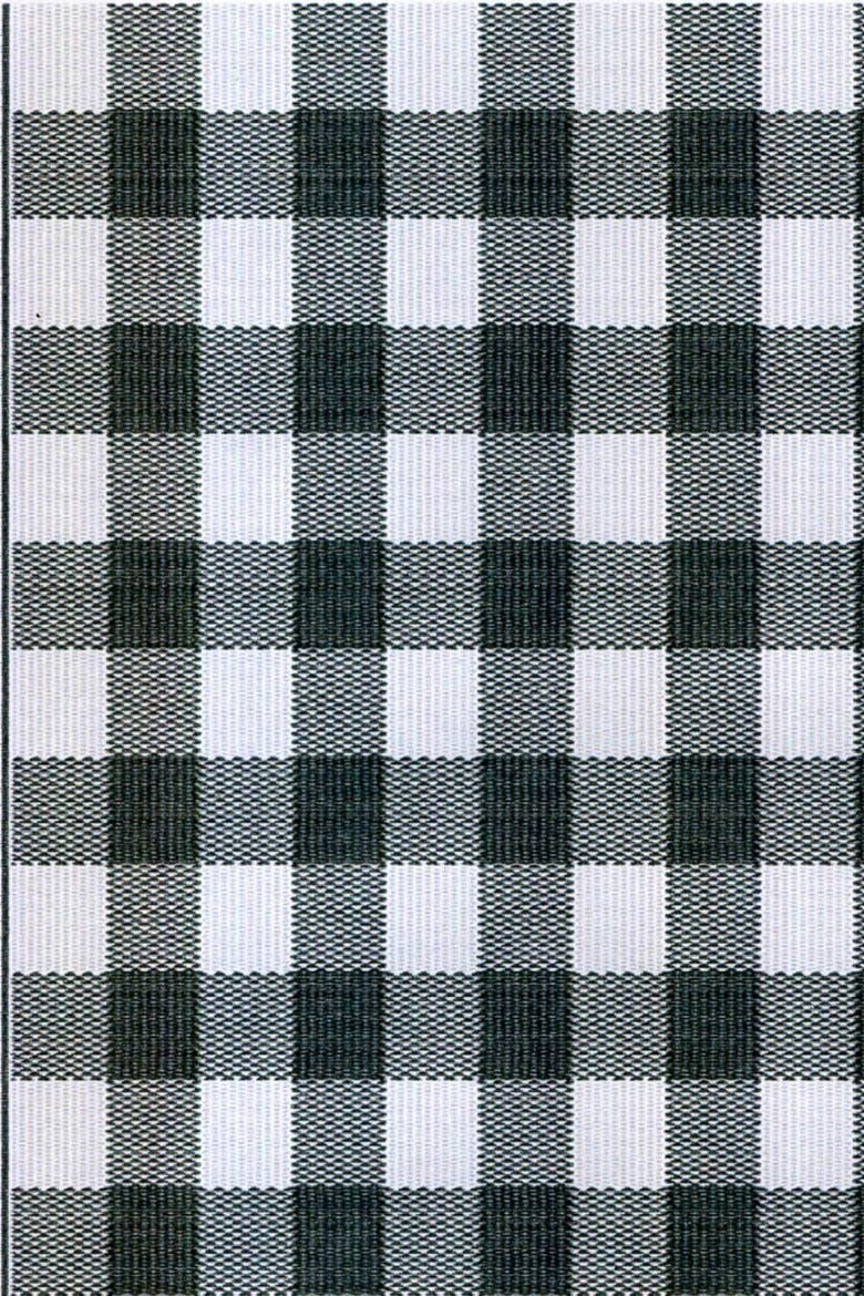Buffalo Plaid Rug, Main, color, Black White - 6'x9'