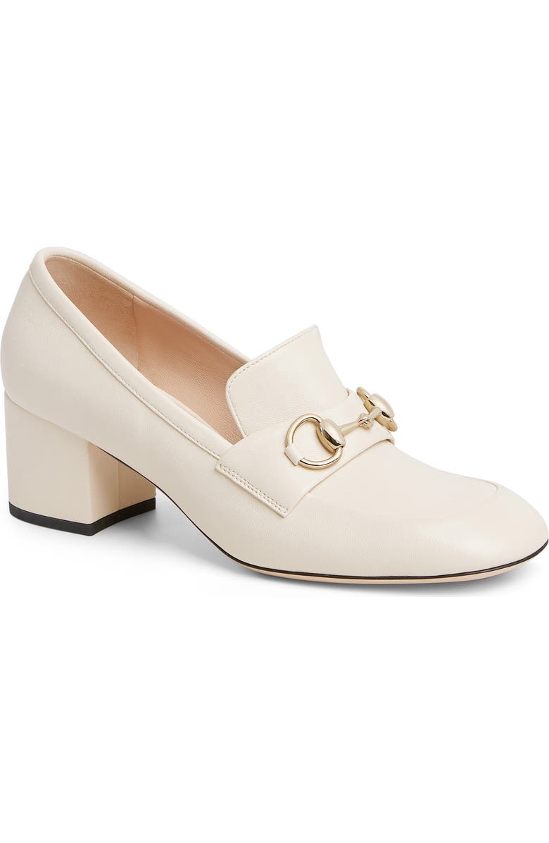 Gucci Horsebit Loafer Pump, Main, color, Sand