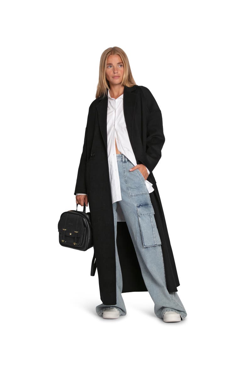 Publisher Maxi Coat, Alternate, color, Black