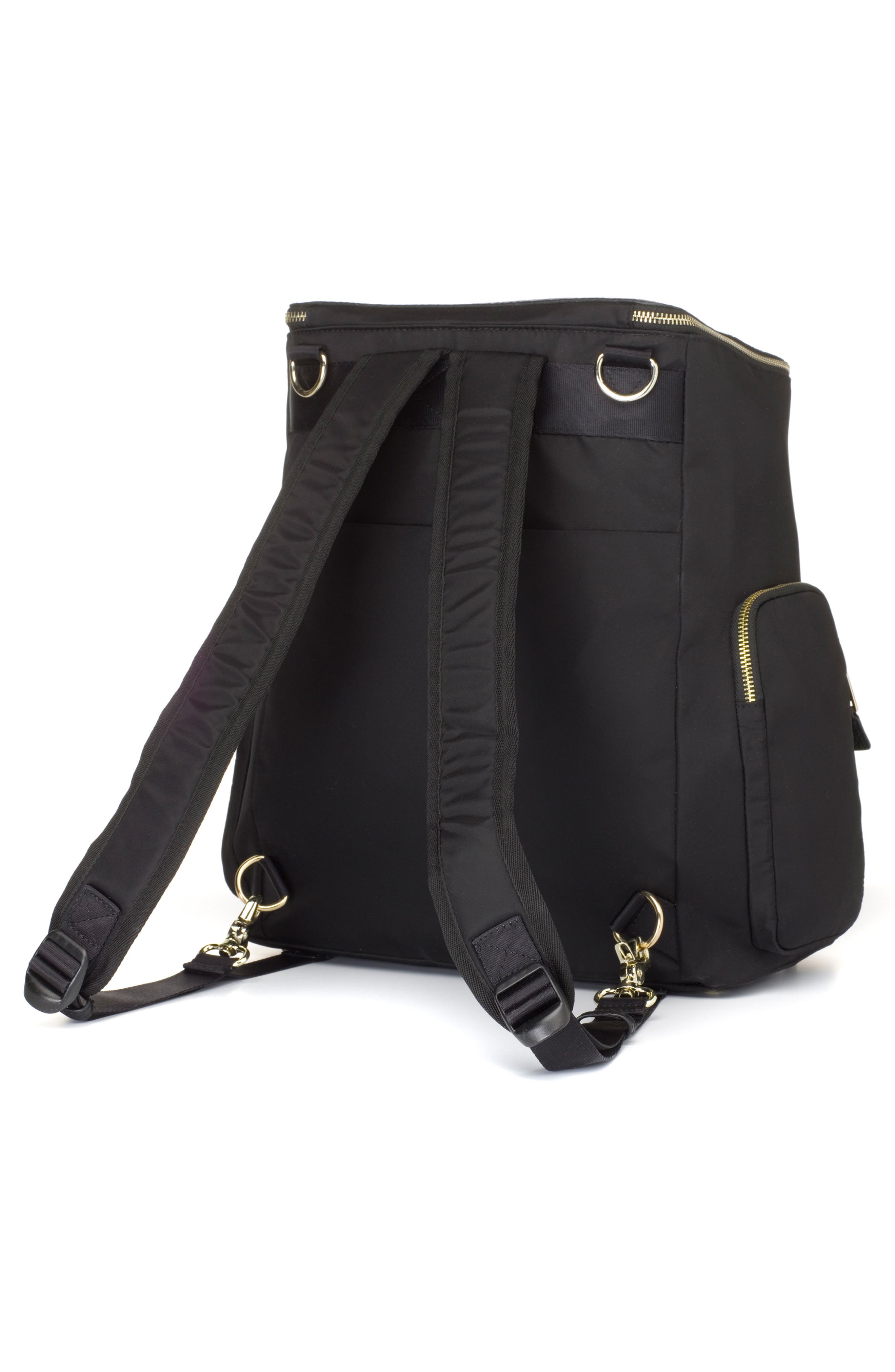 Storksak Alyssa Leather Diaper Backpack & Stroller Bag Bundle, Alternate, color, 