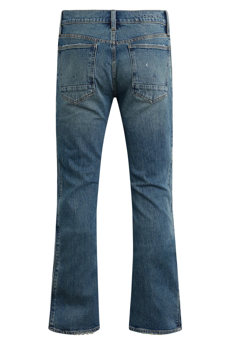 Walker Track Distressed Flared Jeans, Alternate, color, RIVERSIDE