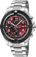 GV2 T38 Stainless Steel Automatic Movement Bracelet Watch, 45mm