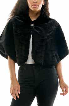 Faux Fur Capelet Bolero