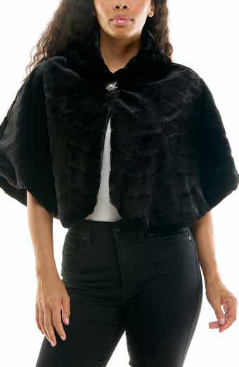 Faux Fur Capelet Bolero