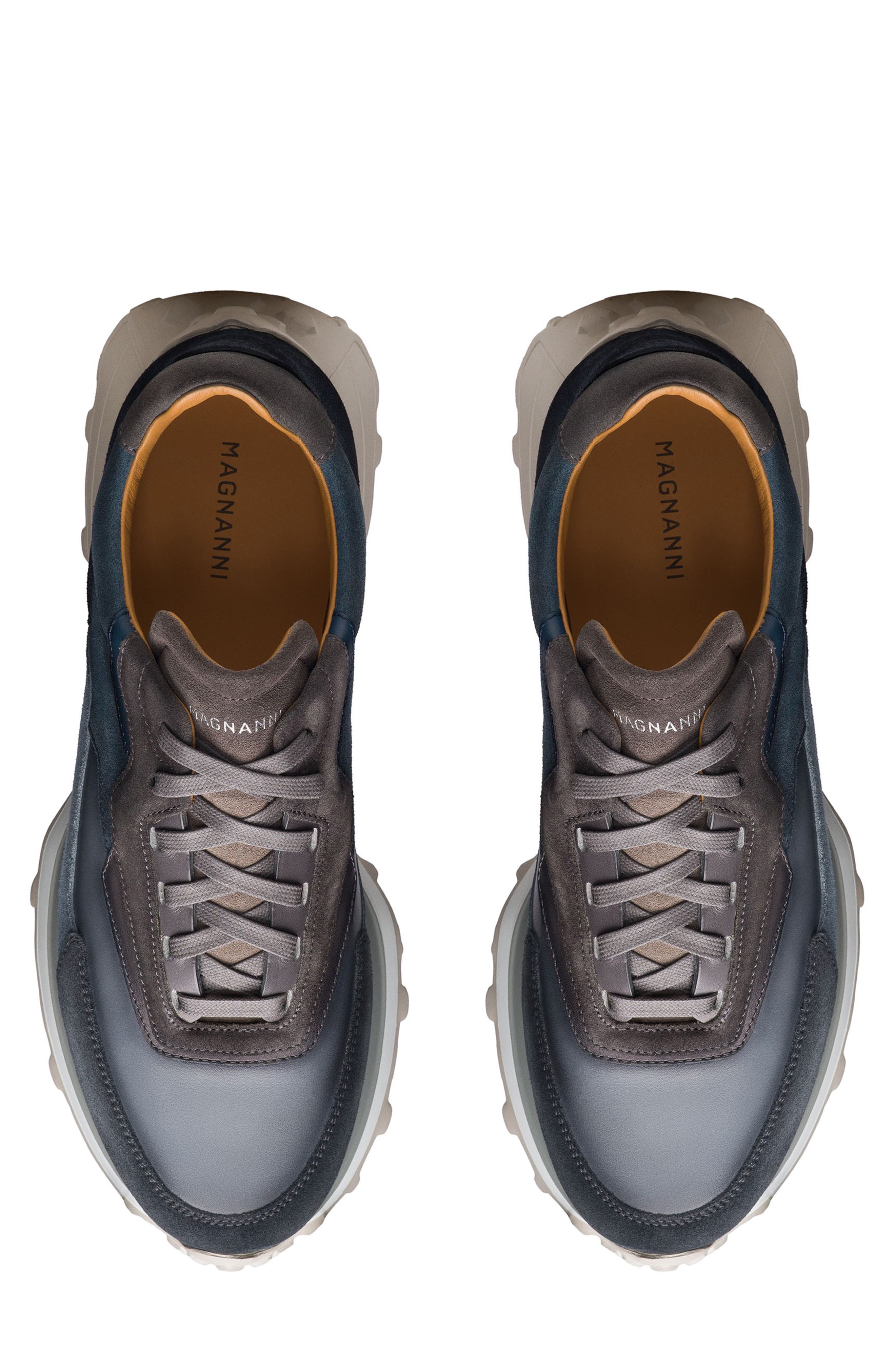 Magnanni Onyx Water Resistant Sneaker, Alternate, color, Navy And Grey
