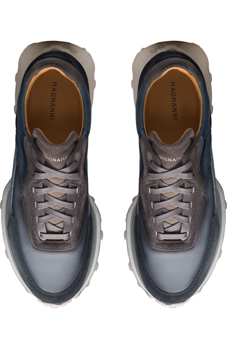 Magnanni Onyx Water Resistant Sneaker, Alternate, color, Navy And Grey